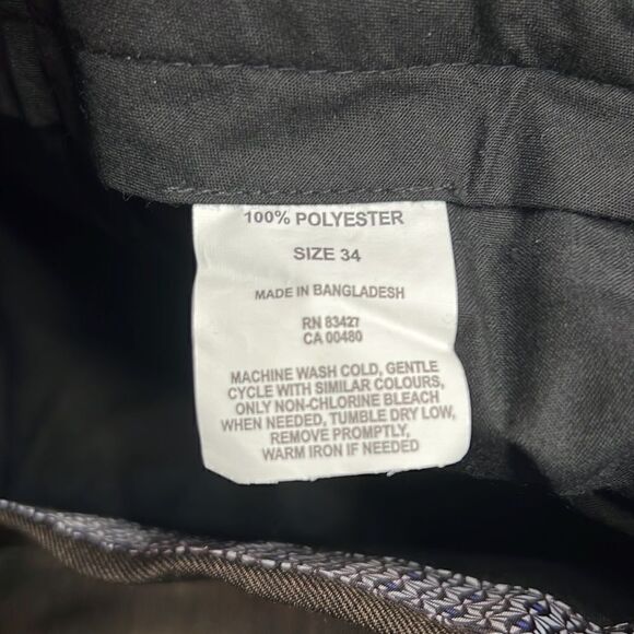 Enro Dark Brown Men’s Dress Slack Pants Formal Suit Khaki Office Casual Work NWT - Picture 4 of 11